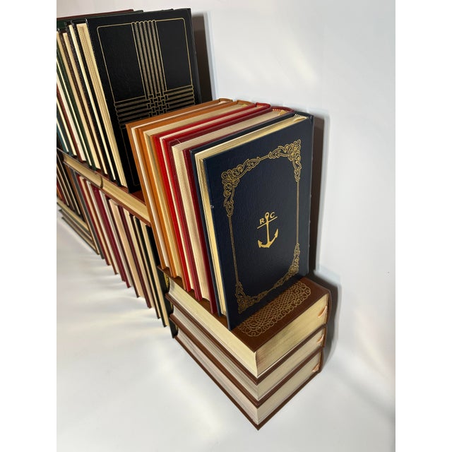 Gold 1980s Vintage Easton Press Limited Edition Collection of Leather Books - 37 Units For Sale - Image 8 of 10