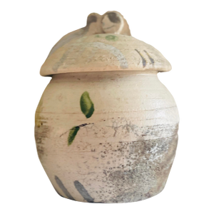 Abstract Matte Pottery Vessel