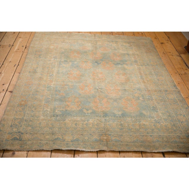 Vintage Distressed Afshar Rug - 4'7" x 6'3" For Sale - Image 10 of 11