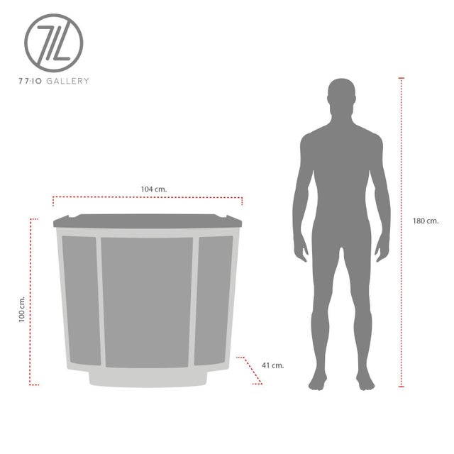 1960s Original Bar Credenza in the style of Clara Porset For Sale - Image 4 of 17