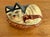Rustic European Vintage Papier-Mâché Cat Basket Trinket Box For Sale - Image 3 of 9