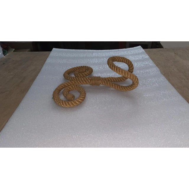 French rope hook coat Audoux Minet, circa 1960. Measures: Height 8 inches , length 8 inches.