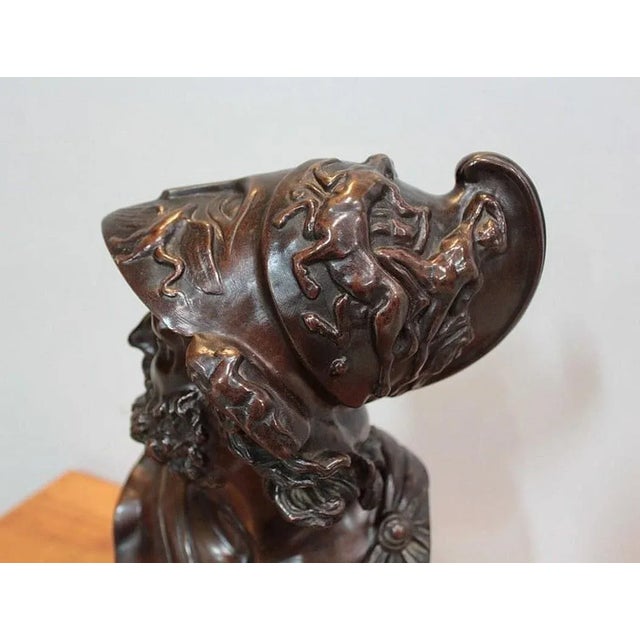 Bust of Pericles, 1920s, Bronze For Sale - Image 9 of 13