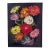 Henry Emil Salloch Original Pastel on Paper Vase of Multicolored Zinnias, 1965. For Sale