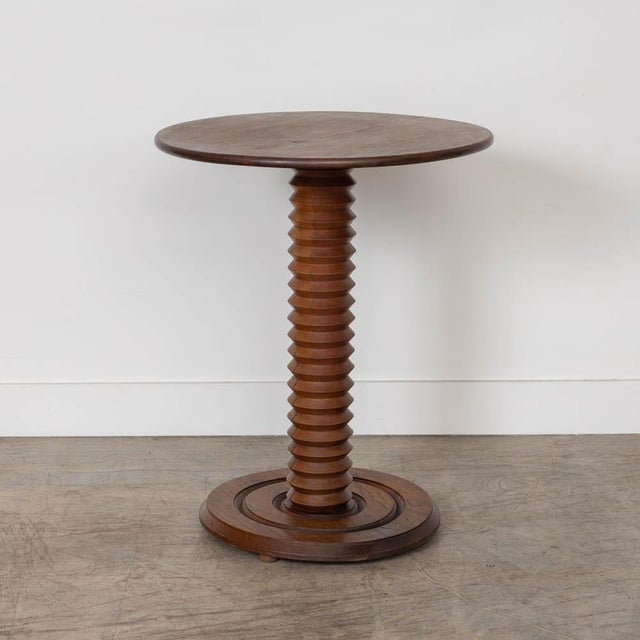 French French Carved Side Table by Charles Dudouyt For Sale - Image 3 of 11