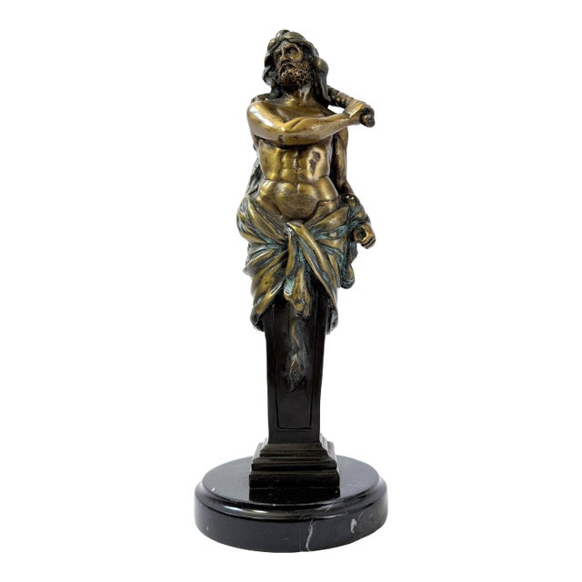 Bronze Sculpture of Zeus – 13" For Sale