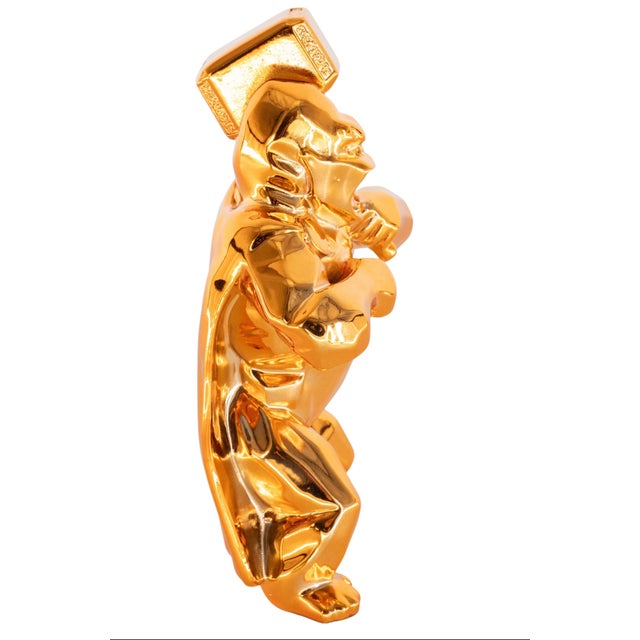 Orange Orange Resin Hammer Kong from Richard Orlinski For Sale - Image 8 of 10
