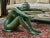Coffee Table with Bronze Statue of Young Woman For Sale - Image 4 of 13