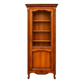 Louis XV Provençal Silver Display Cabinet, 1950s For Sale