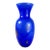 Vintage Murano Style Blue Millefiori Italian Art Glass Large Vase For Sale