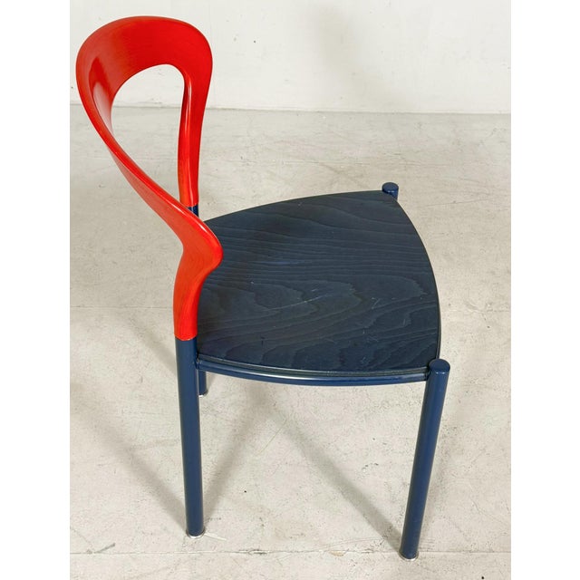 Lotus Chairs by Hartmut Lohmeyer for Kusch&Co., Germany, 1980s, Set of 4 For Sale - Image 15 of 17
