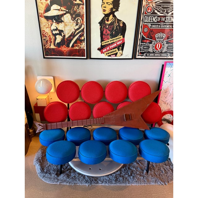 1970s Custom Oversized Metal Flying v Guitar Abstract Steel Sculpture Art For Sale - Image 15 of 18