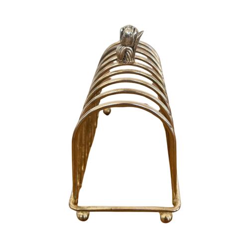 Silver Plated Victorian English Toast Rack, 1890s For Sale - Image 4 of 5