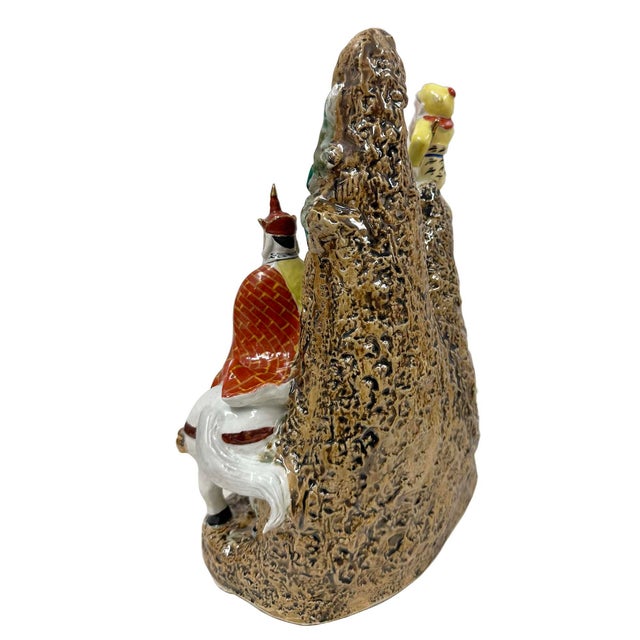 Vintage Chinese Porcelain Group Figurines of Journey to the West For Sale - Image 10 of 14