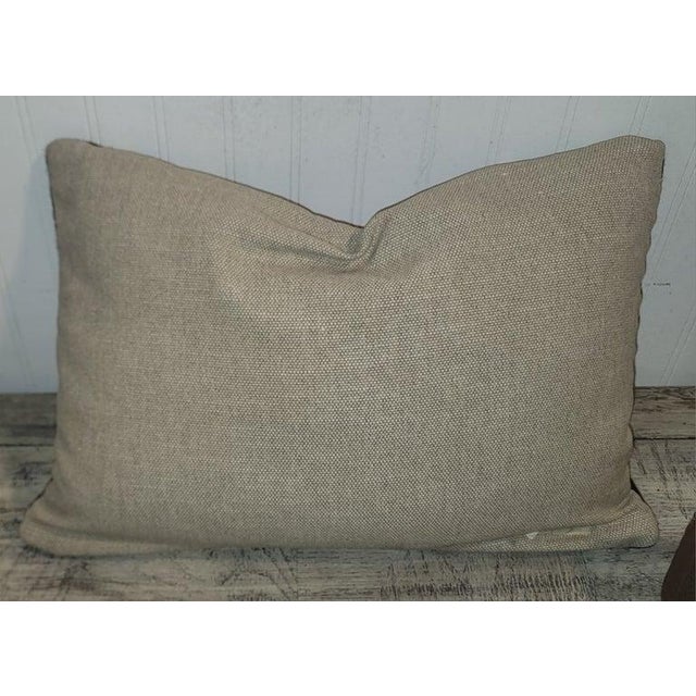Wool Mexican Indian Weaving Pillow For Sale - Image 4 of 4