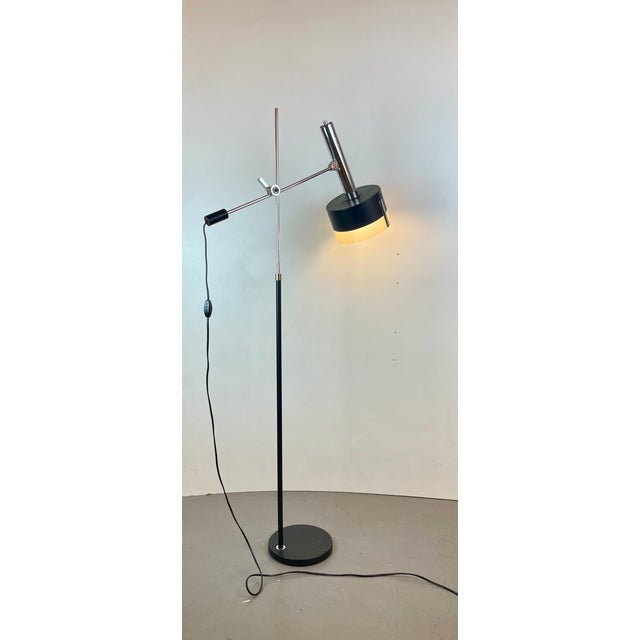Mid-Century Modern Floor Lamp by Les Ateliers Boulanger, Belgium, 1970s For Sale - Image 3 of 18