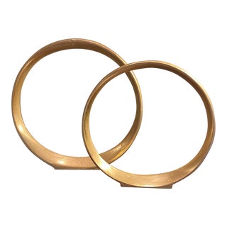 Uttermost Jimena Ring Sculptures- Set of 2 For Sale