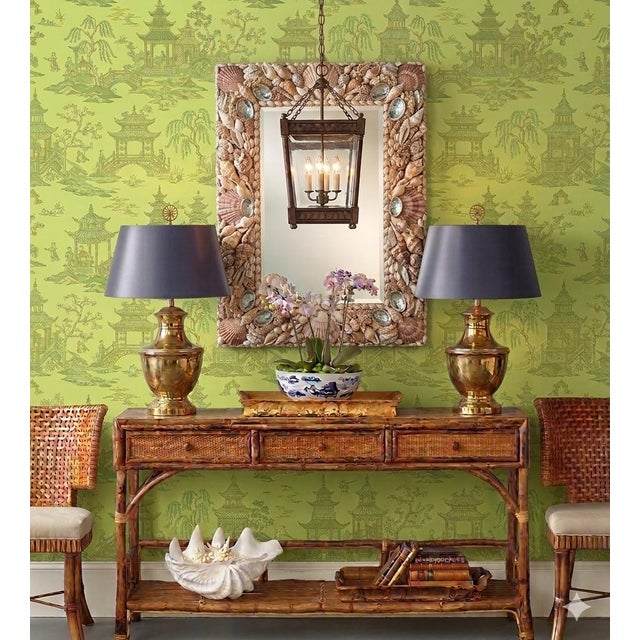 English Vintage Brass Ginger Jar Lamps With Brass Finials - A Pair. For Traditional, Palm Beach Regency, Chinoiserie & British Colonial Decor For Sale - Image 3 of 11