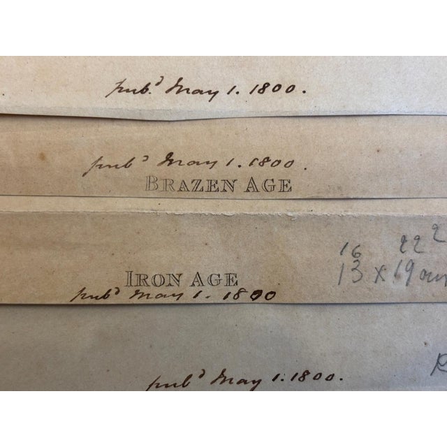 Nude Putti Stipple, 1800, Engravings, Set of 4 For Sale - Image 16 of 18