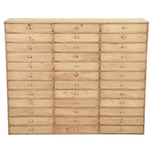 Drawer Craft Cabinet in Unfinished Wood For Sale