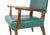 Blue Armless Chairs and Armchair, 1950s, Set of 3 For Sale - Image 8 of 9