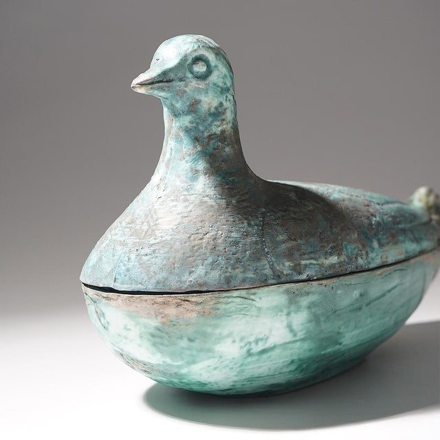 Ceramic Box in the Shape of a Bird, 1960s For Sale - Image 10 of 15