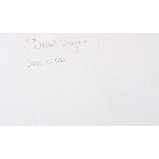 "Desert Days", Southwestern Geometric Abstract by Marianne K. Brown For Sale In Monterey, CA - Image 6 of 6