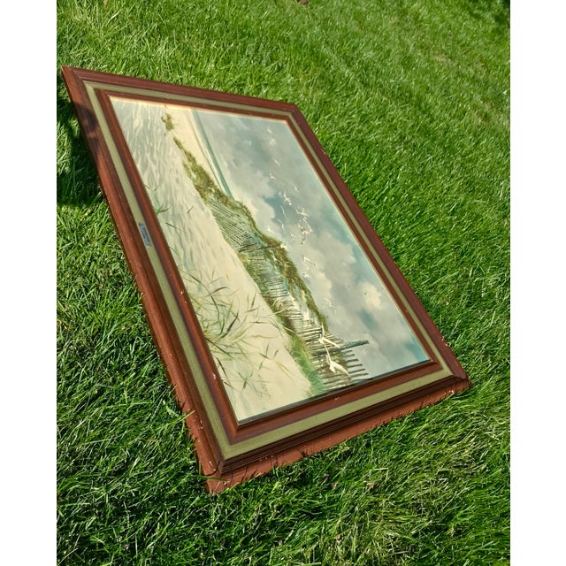 1960s Vintage Carolyn Blish Signed Beach Scene Print Chairish