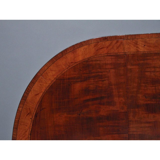 Large Antique Inlaid Mahogany Pembroke Table, 1810 For Sale - Image 3 of 15
