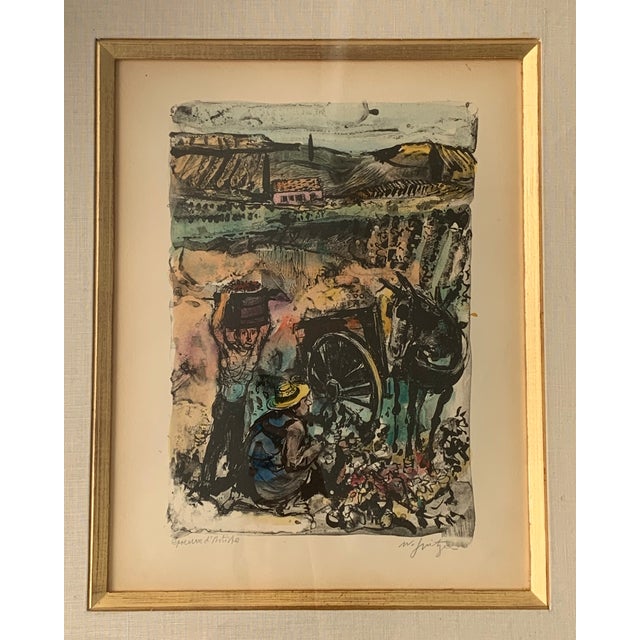 Paper 1960's Original Artist's Proof Lithograph by Walter Spitzer For Sale - Image 7 of 12