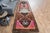 1970s Vintage Handmade Wool Cotton Red Runner Rug For Sale In San Francisco - Image 6 of 11
