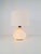 Vintage glass Table lamp by Dijkstra 1960 The base and top light can be switched on and off independently. White glass...