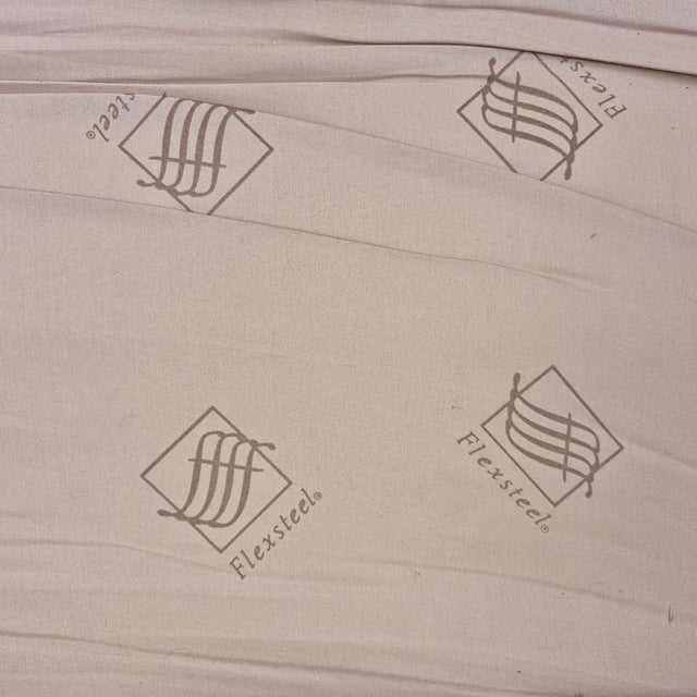 Late 20th Century Flexsteel Olive Velvet Left & Right Chaises Settees Love Seats - A Pair For Sale - Image 10 of 12