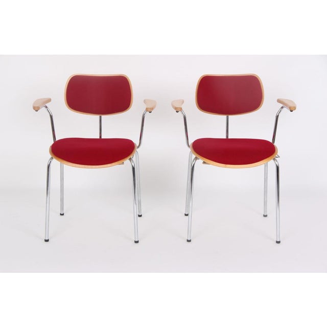 German Model 68 Armchairs by Egon Eiermann for Wilde+Spieth, 2000, Set of 2 For Sale - Image 11 of 11