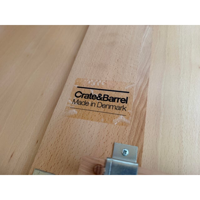 Crate & Barrel Extension Dining Table For Sale In San Francisco - Image 6 of 12