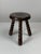 1960s Mid-Century Modernist French Brutalist Wood Turned Tripod Stools, 1950s, Set of 2 For Sale - Image 5 of 18