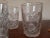 Vintage Cut Glass Butterfly Drinking Barware Set Glasses For Sale - Image 9 of 13