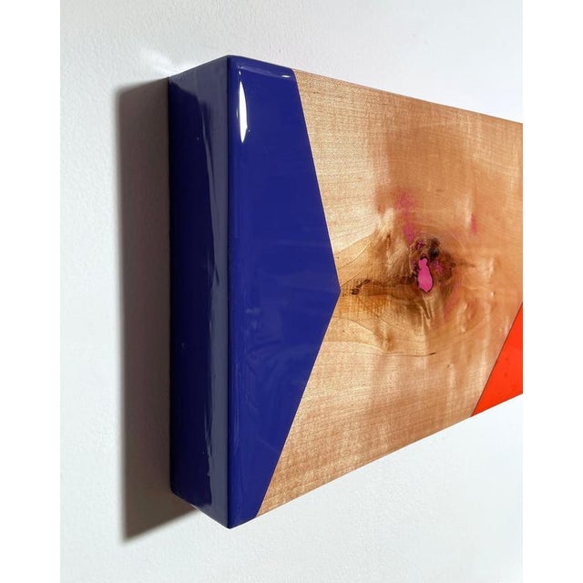 Early 21st Century David E. Peterson, Puzzle #108 Geometric Abstract Wall Sculpture, 2020s, Maple Wood and Resin For Sale - Image 5 of 7
