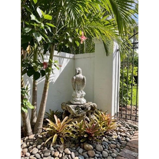 Vintage Cast Stone Eagle Statue For Sale - Image 11 of 12