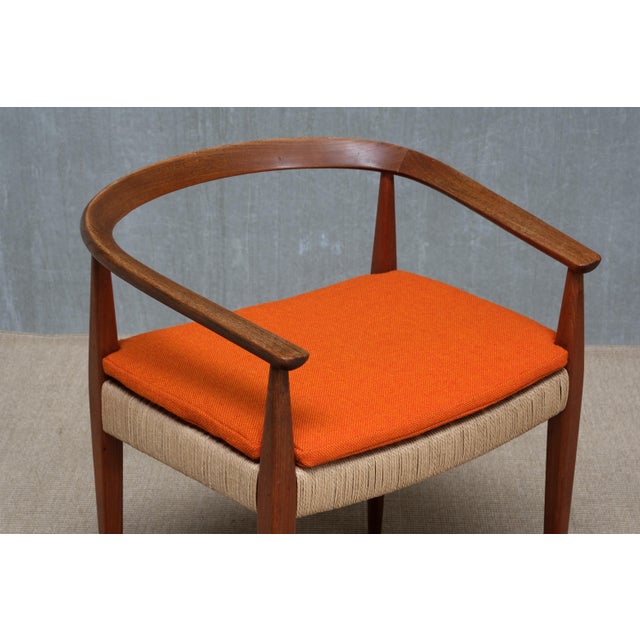 Brown Sculptural Teak Model 113 Armchair by Nanna Ditzel for Kolds Savvaerk, 1950s For Sale - Image 8 of 16
