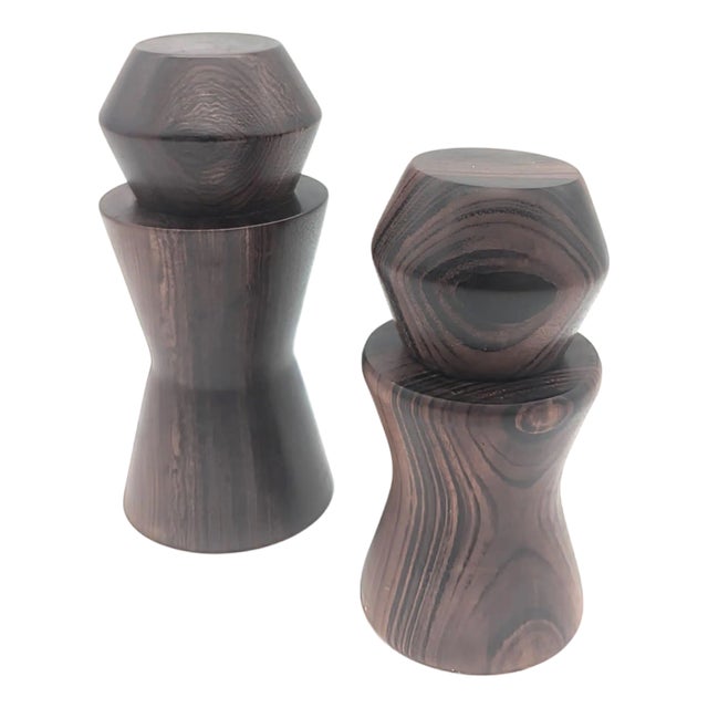 Mid 20th Century Danish Rosewood Salt & Pepper Mills, a Pair For Sale