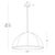 Stevie Whipstitch Vellum Pendant Large For Sale - Image 4 of 5
