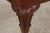Brown Pair of Henredon Mahogany Tapestry Upholstered Open Armchairs For Sale - Image 8 of 17