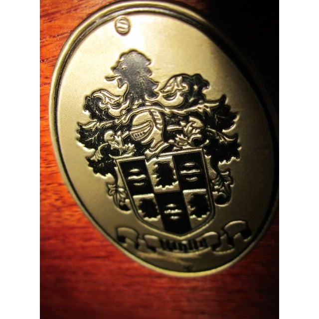 Wood 1940s Vintage English 6 Drawer High Chest Cherry Wood by White Furniture Co For Sale - Image 7 of 10