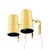 Mid-Century Scandinavian Brass Model V-324 Wall Lights from Hans-Agne Jakobsson, Sweden, 1960s, Set of 2 For Sale - Image 10 of 10