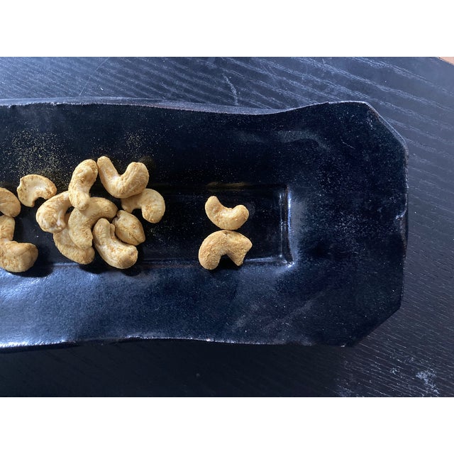 Contemporary Long 2x4 Serving Platter, Industrial Ceramic Tableware For Sale - Image 3 of 3