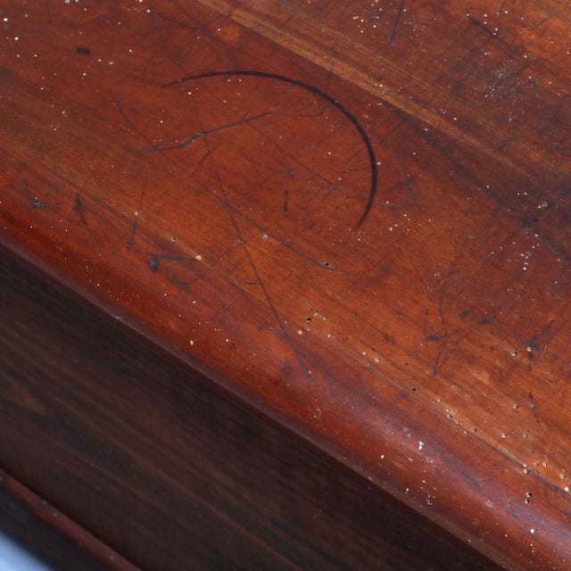 Vintage French Raised Panel Maple Single Door Side Stands - a Pair For Sale - Image 6 of 13