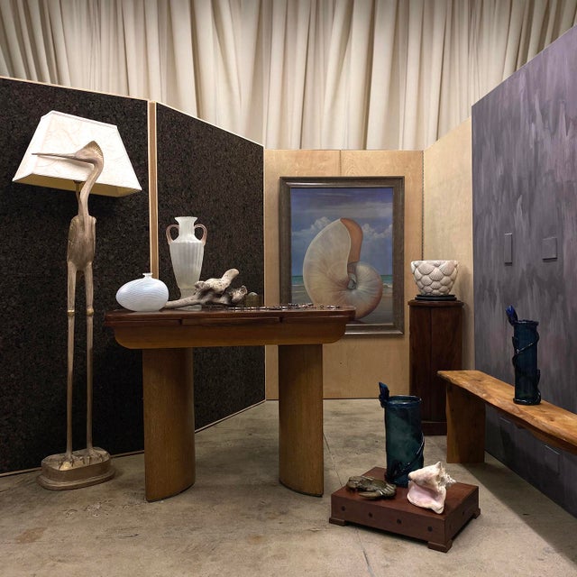 Late 20th Century Surrealist Style Post Modern Shell Painting For Sale - Image 12 of 12