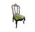 Vintage Elegant Venetian Side Chair With Thai Silk Circa 1960 For Sale - Image 11 of 12