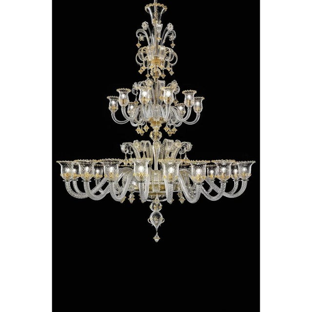 Murano Glass Chandelier in Venetian Design by Simoeng For Sale - Image 6 of 10